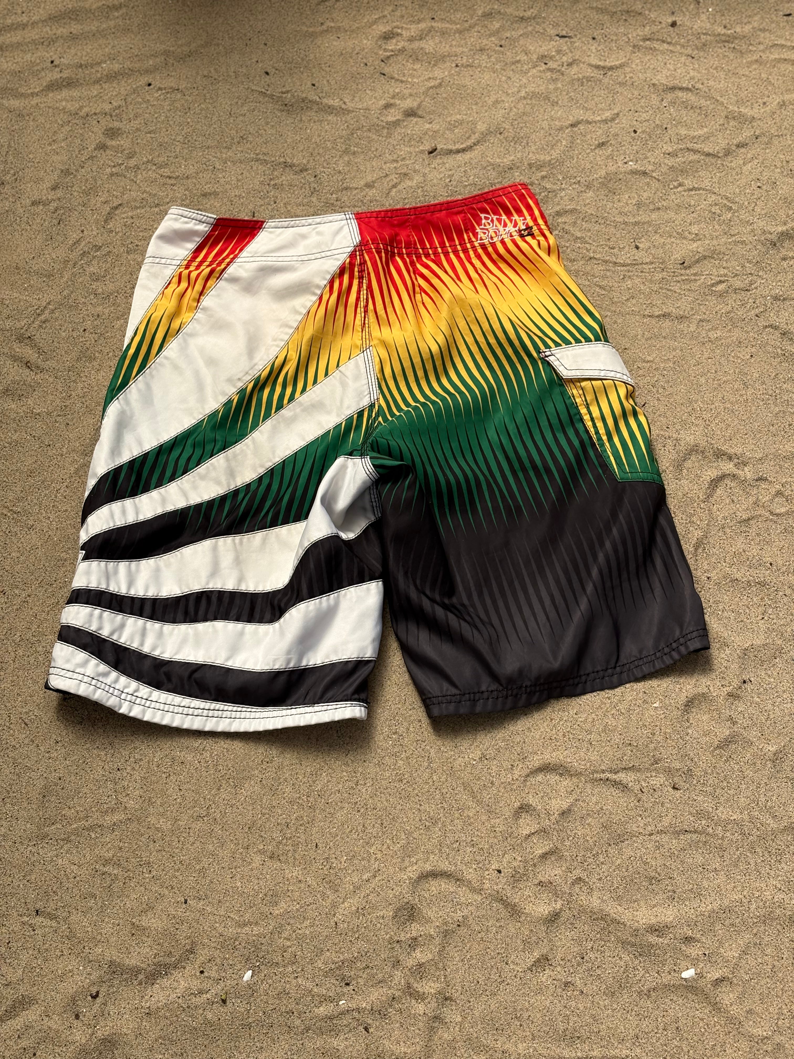 Billabong Rising Sun Rasta Boardshorts 31