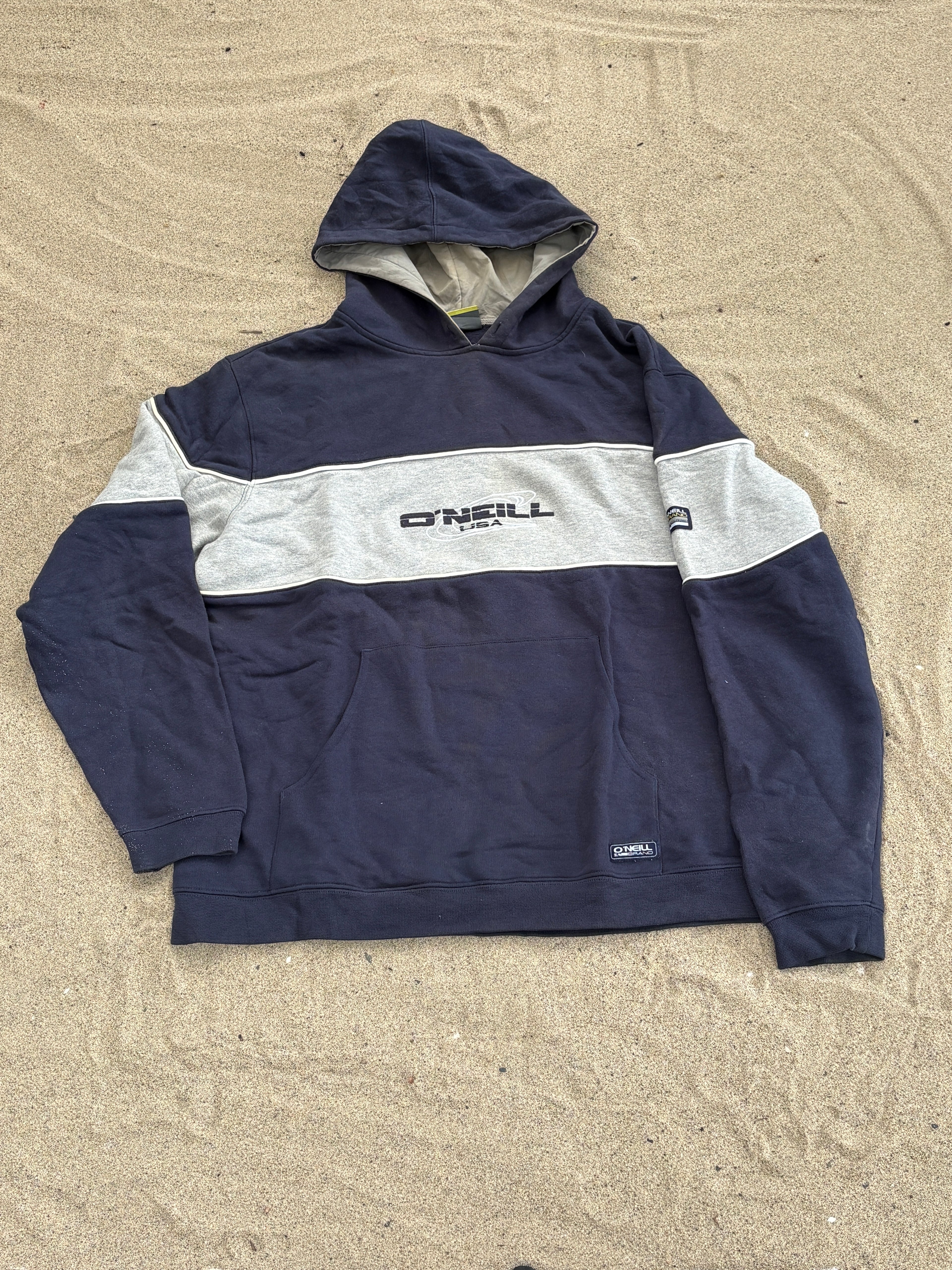 Vtg Oneill Two Tone Hoodie L