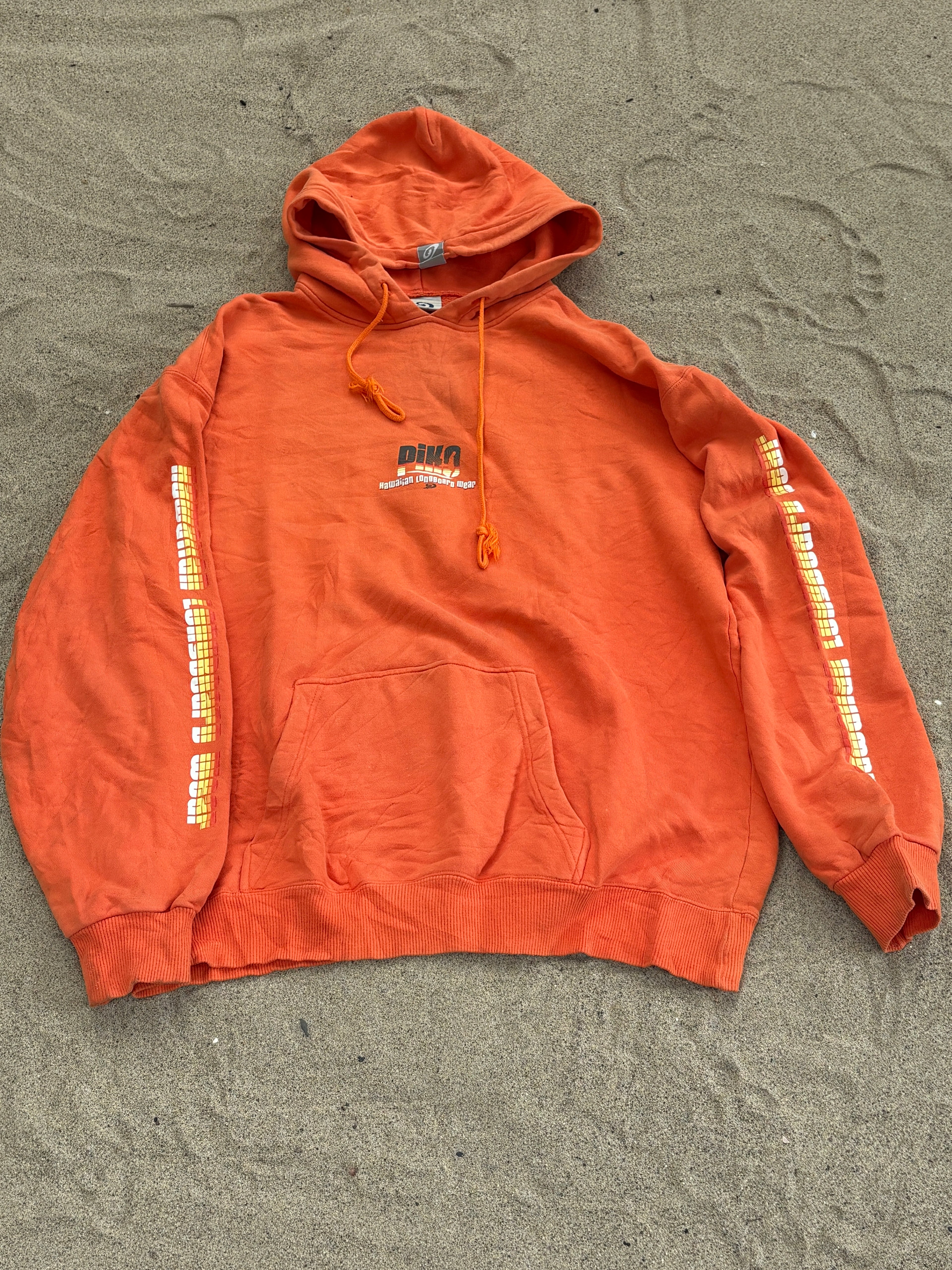 Vtg Piko Hoodie L