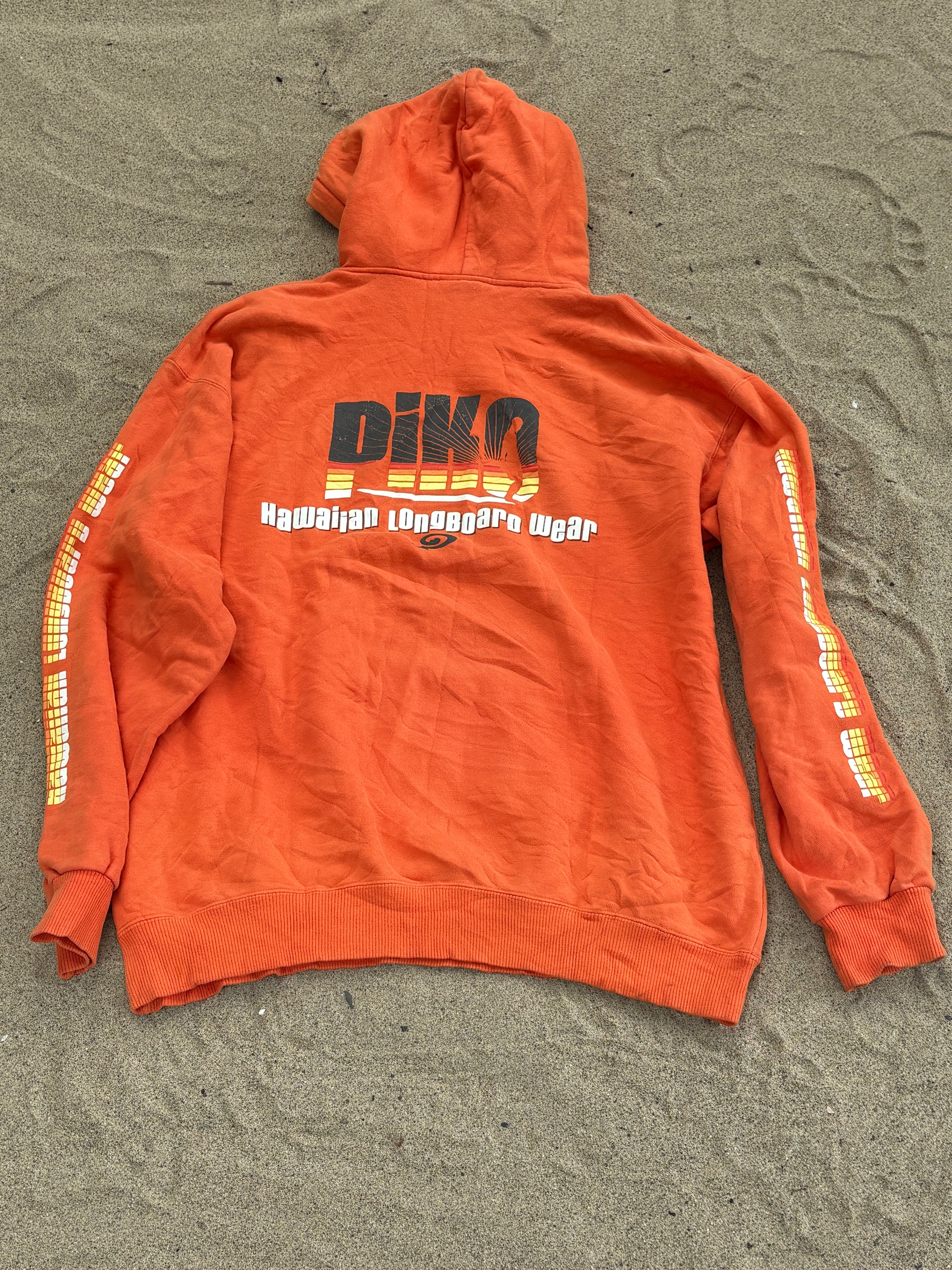 Vtg Piko Hoodie L
